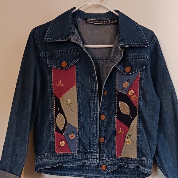NEW‎ IDENTITY Denim Jacket sz Small - Picture 1 of 6